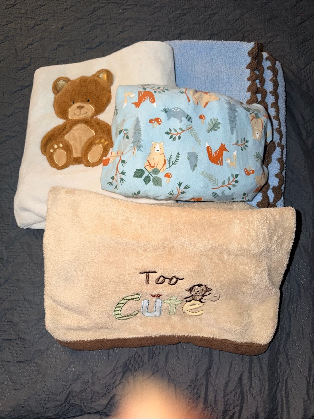 Plush Baby Blankets and crib sheet